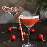 Candy Cane Bourbon Sour