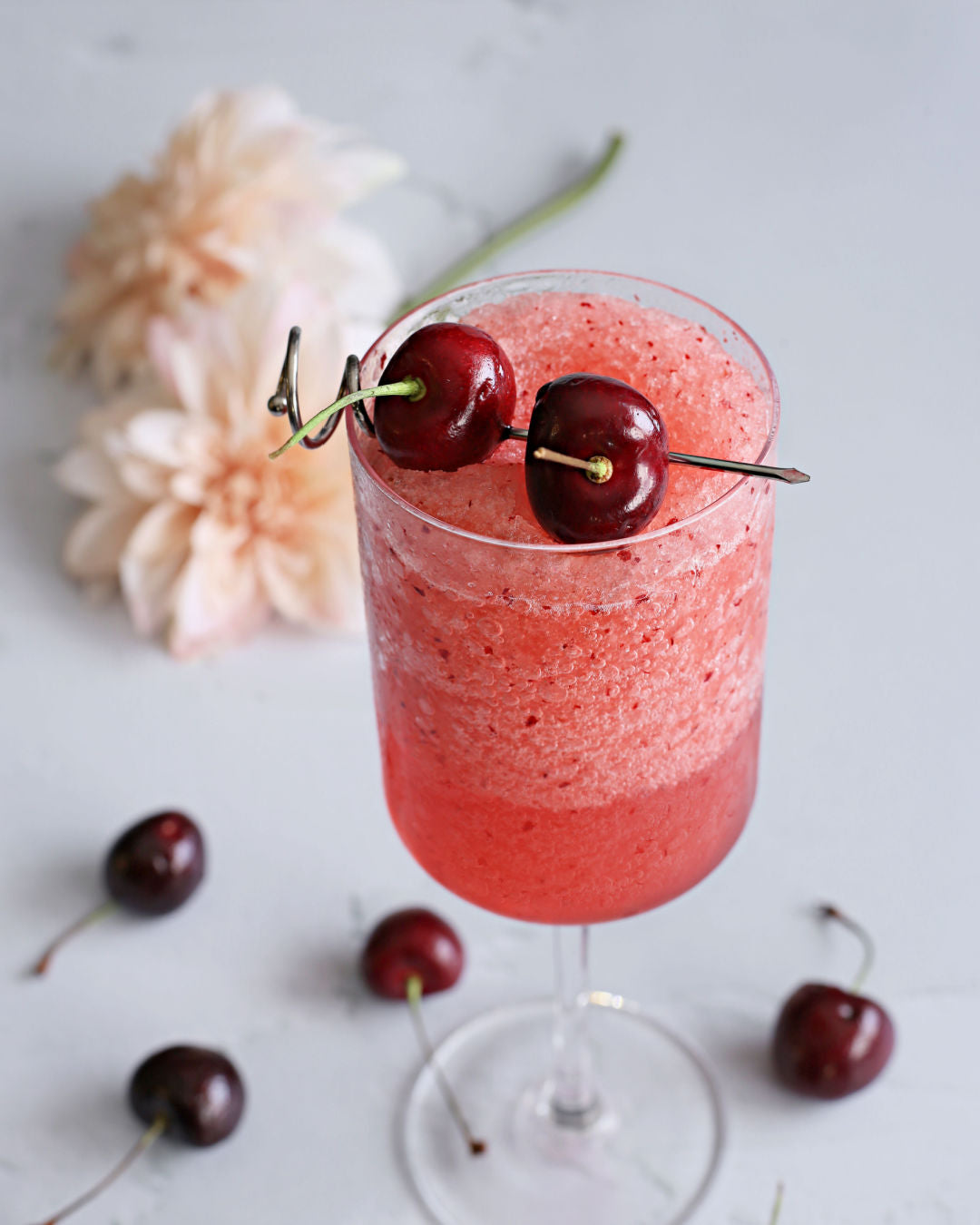 Cherry Frosé
