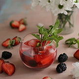 Strawberry Blackberry Whiskey Smash