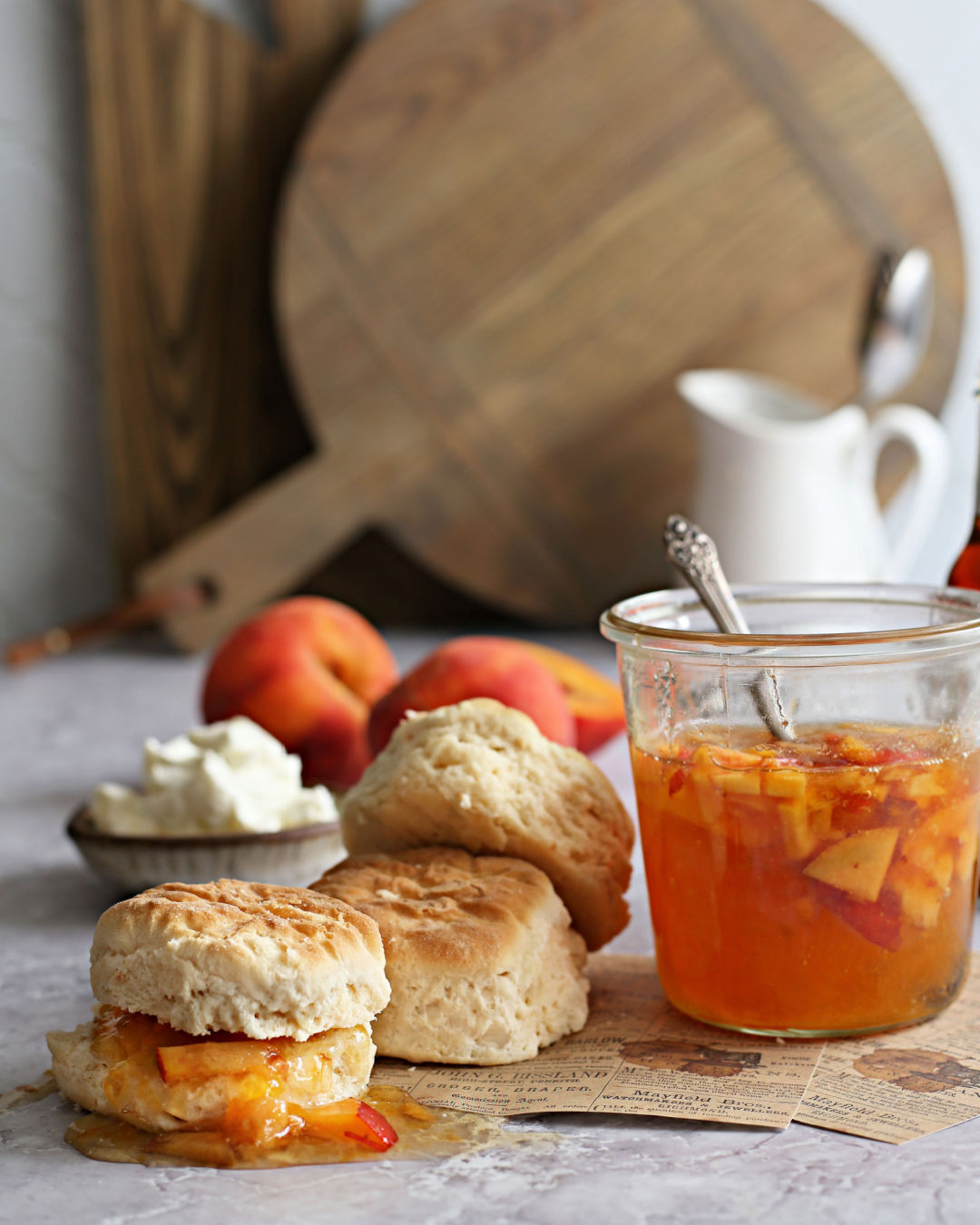 Peach Preserves with Orange Bitters