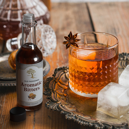Old Fashioned Aromatic Bitters | Non-Alcoholic Bitters | Rustic Oak