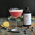 Blueberry Cardamom Gin Sour