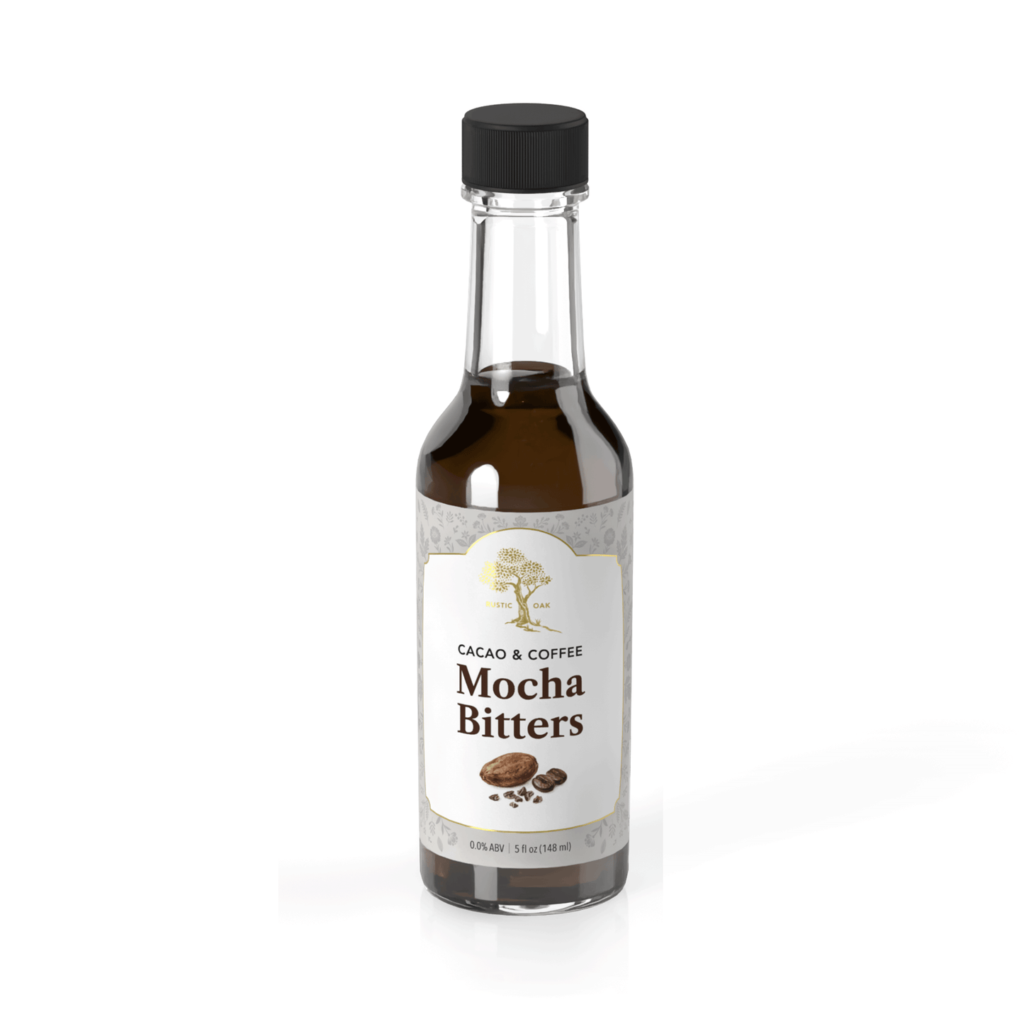 Cacao & Coffee Mocha Bitters | Non-Alcoholic Bitters | Rustic Oak