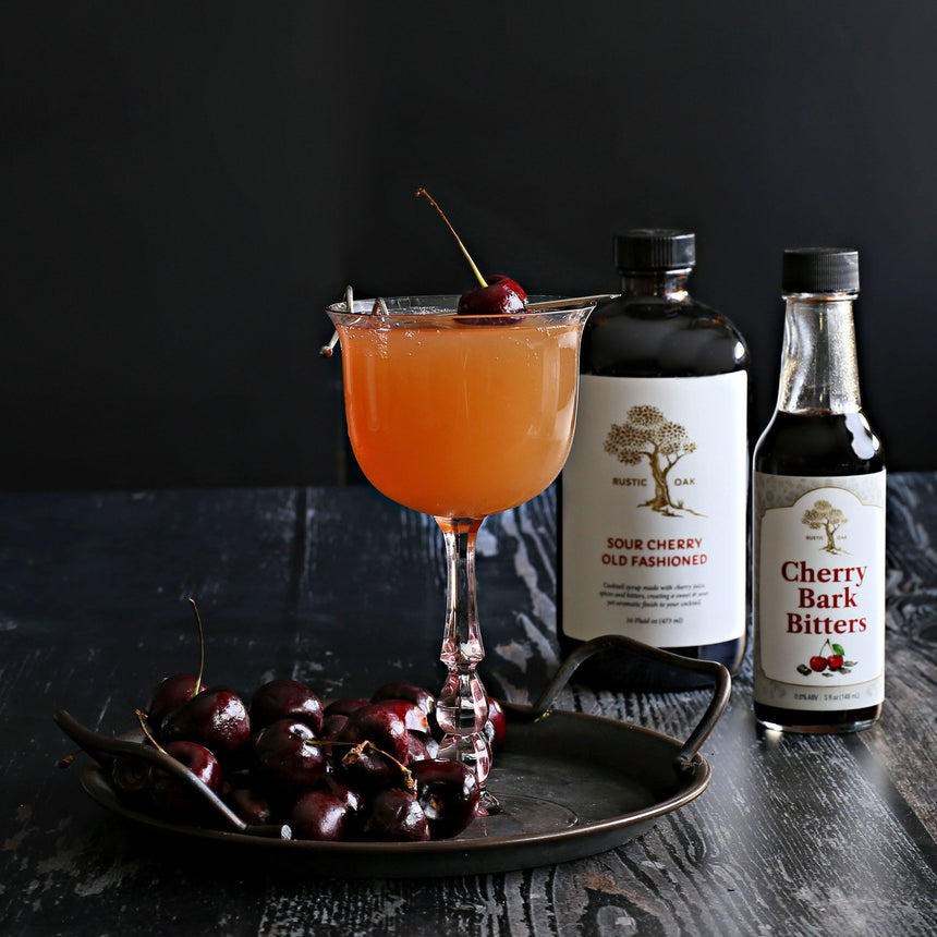 Sparkling Cherry Whiskey Sour