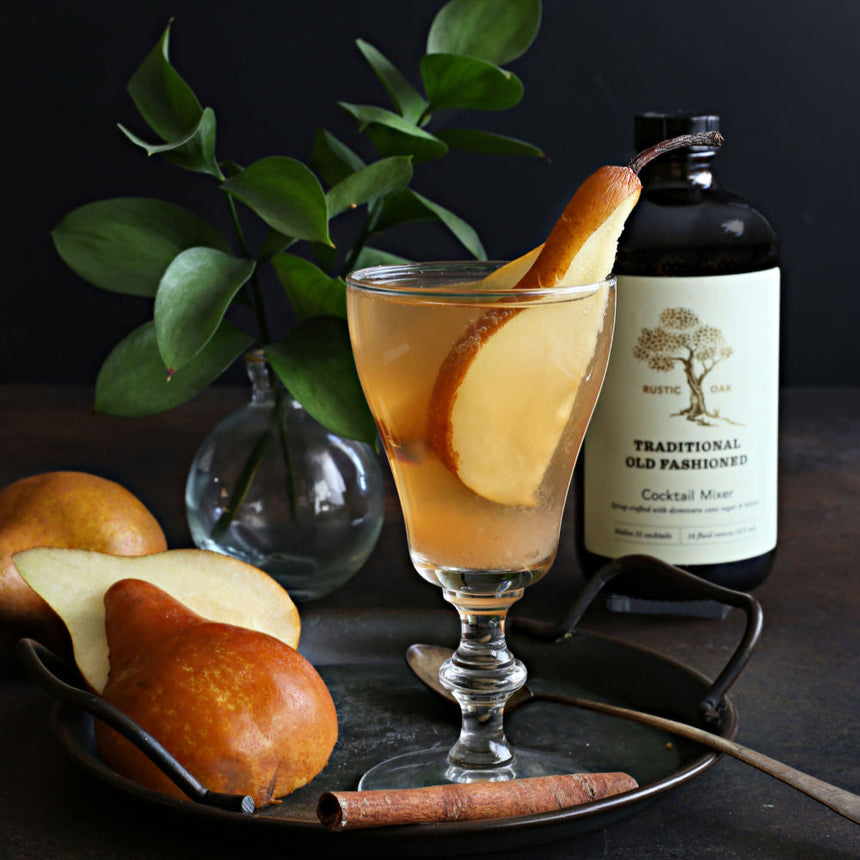 Spiced Pear Gin Fizz